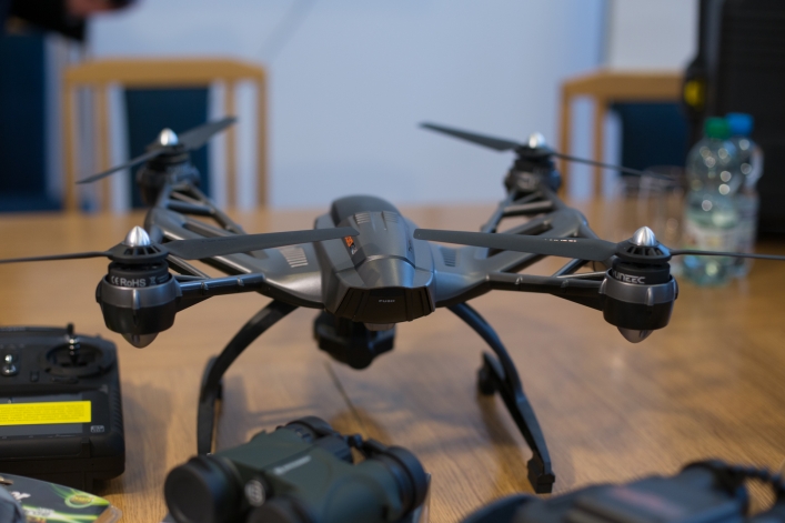  Dron, lornetki, kamery otrzymali mundurowi od prezydenta Elbląga (+zdjęcia) 