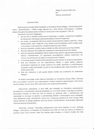  Mariusz Lewandowski: Czuję się obrażony przez Jerzego Wilka