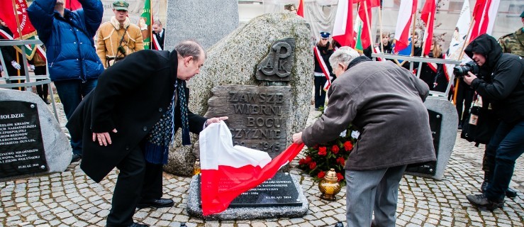 Narodowy Dzień Pamięci Żołnierzy Wyklętych. Odsłonięcie tablicy pamiątkowej