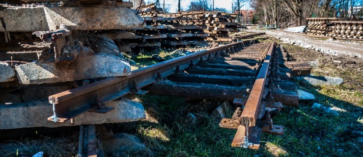 Składowisko torów tramwajowych przy ul. Marymonckiej. Kiedy zniknie?