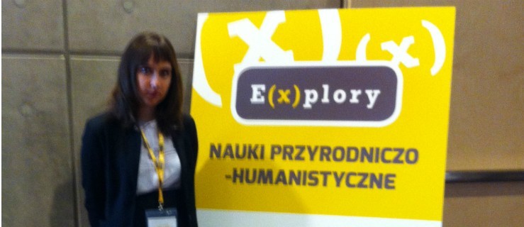 Kinga Szczepaniak z II LO na Międzynarodowym Festiwalu Naukowym E(x)plory!