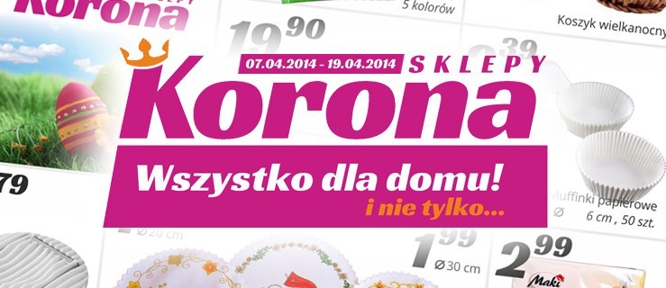 Wiosenne promocje w sklepach Korony. Sprawdź aktualne promocje
