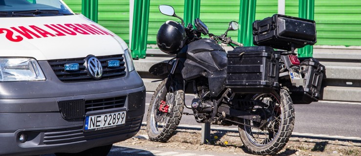 Kolejne zdarzenie drogowe z udziałem motocyklisty