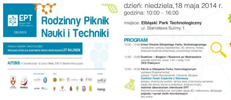 Zapraszamy już dziś! Rodzinny Piknik Nauki i Techniki!