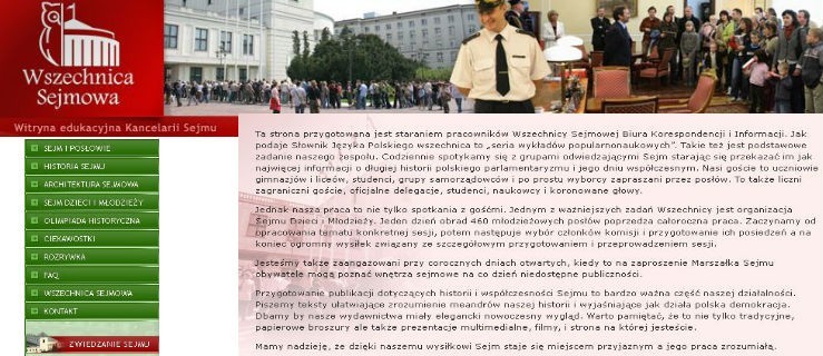 Sejmowa lekcja WOSu w Elblągu