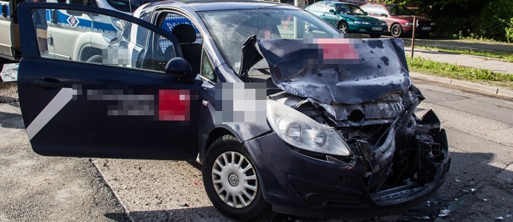 Wypadek na Nowodworskiej. Trzy osoby w szpitalu