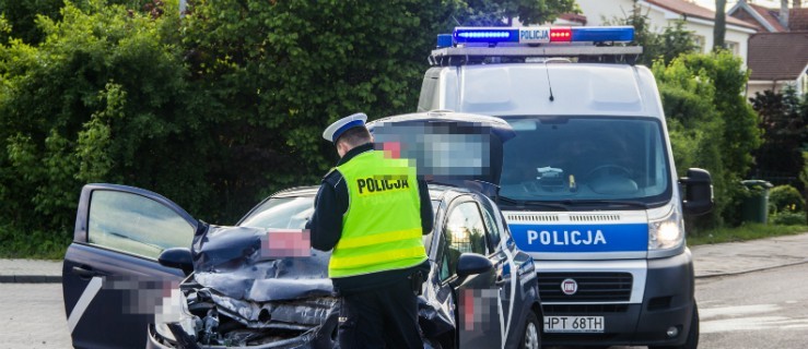 Poszkodowany w kolizji był poszukiwany listem gończym