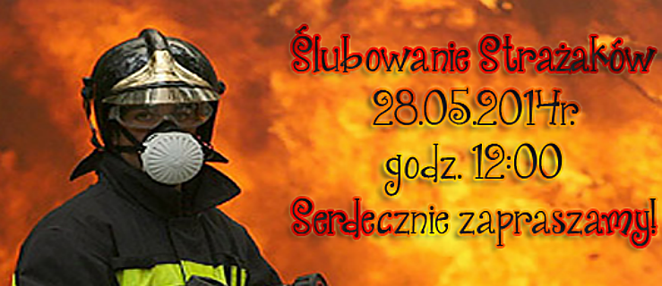 Ślubowanie strażaków w ZSTI