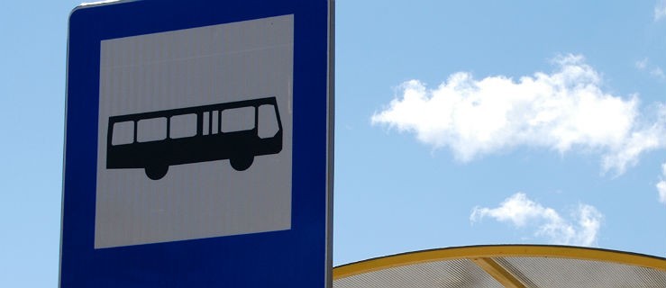 Przystanek autobusowy Lotnicza- tymczasowo wyłączony z ruchu