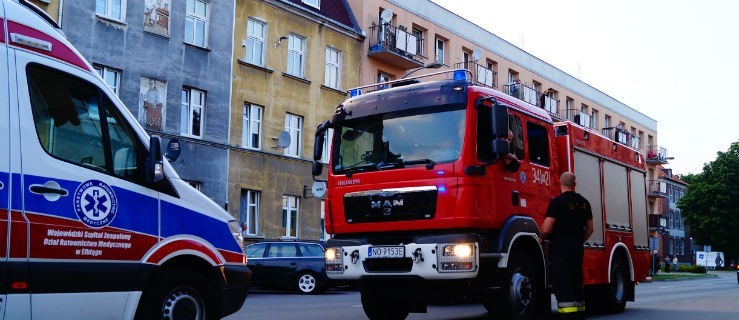 Alarm czujki tlenku węgla na Żeromskiego. W domu było 9-cio dniowe dziecko!