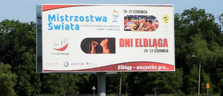 Billboardy miasta mało czytelne