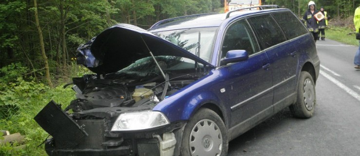 Karambol pod Braniewem. Zderzyły się cztery auta