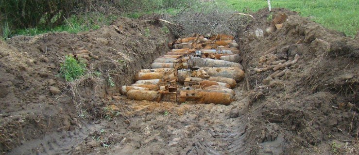 Saperzy zabezpieczyli 295 bomb lotniczych, liczne granaty  i pociski rakietowe