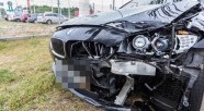 Kolizja dwóch pojazdów na drodze ekspresowej S7