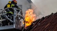Pożar budynku przy ulicy Sadowej