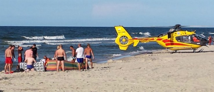 Tragedia na plaży. Kobieta utonęła w Krynicy Morskiej