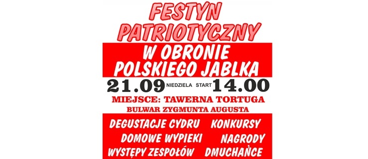 Festyn Patriotyczny w Tortudze już w najbliższą niedzielę. Sprawdź szczegóły