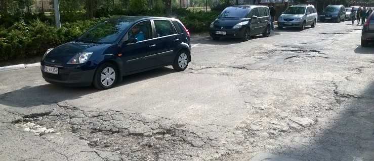 Miasteczko księżycowe? Tam jest dziura na dziurze