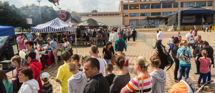 O przyszłości Referendum w Elblągu ze sceny na pl. Jagiellończyka