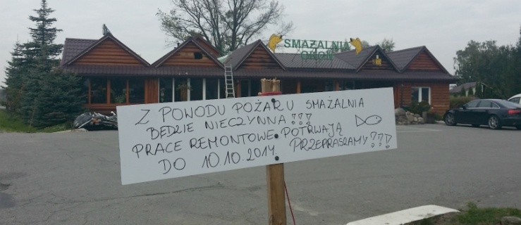 Restauracja po pożarze. Już wkrótce – otwarcie!