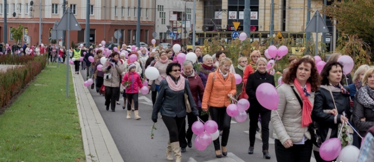 Na ulicach Elbląga dominował róż. Marsz Zdrowia Kocham Cię Życie