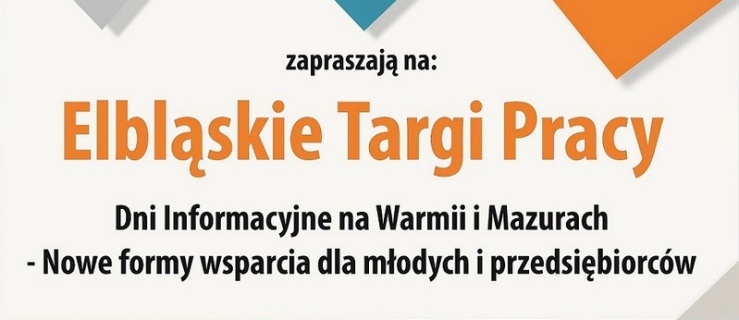 Elbląskie Targi Pracy już dziś! Przyjdź i znajdź zatrudnienie