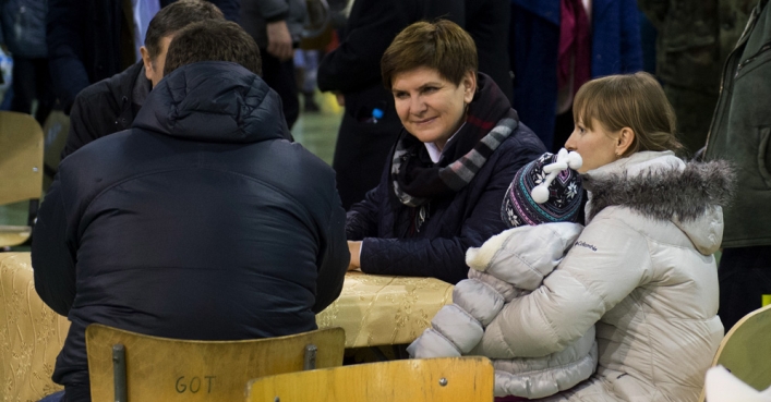 149 osób z Mariupola wylądowało dziś w Malborku. Szydło: witamy w Ojczyźnie