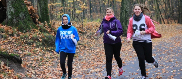 Biegacze z mapą odkrywali Zielone Punkty Kontrolne