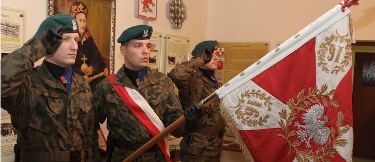Uroczysta zbiórka Dowództwa 16 PDZ