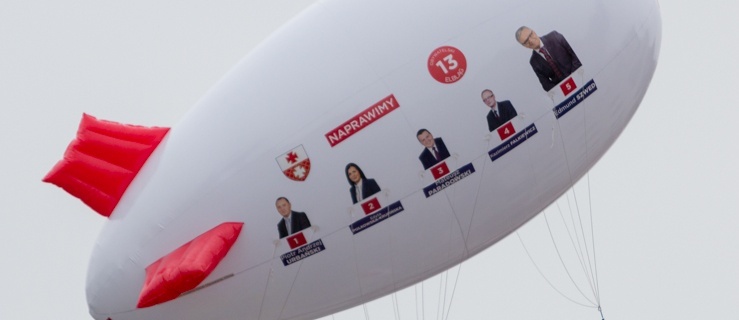 Kampania podczas Marszu Niepodległości w Elblągu