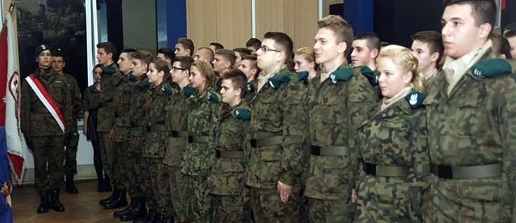 Uroczyste ślubowanie klas wojskowych