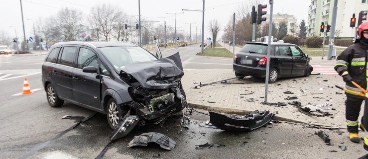 Wypadek na skrzyżowaniu ul. Ogólnej i Legionów