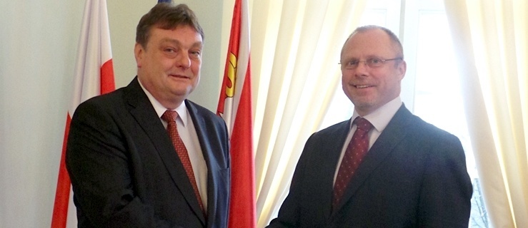 Nowy prezydent Elbląga gościem marszałka Jacka Protasa