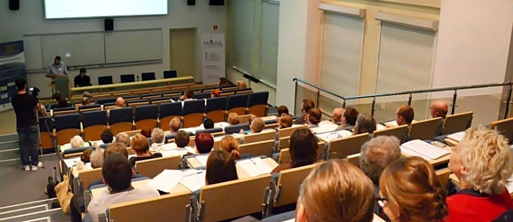 Jedna z konferencji organizacji M.A.P.A. Obywatelska w Kwidzynie.