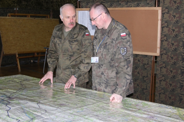 16 Pomorska Dywizja Zmechanizowana zorganizowała trening sztabowy 