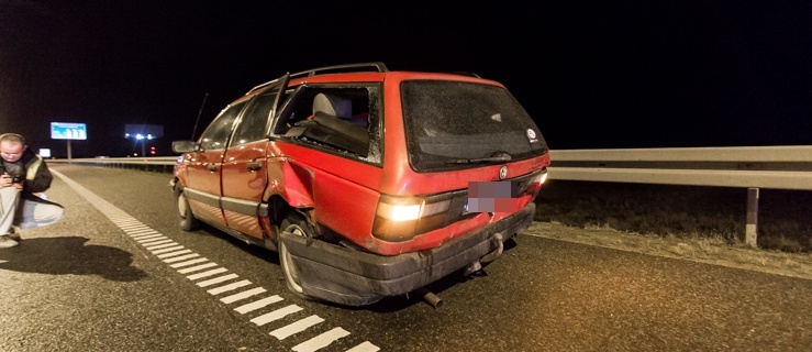 Audi uderzył w tył Passata