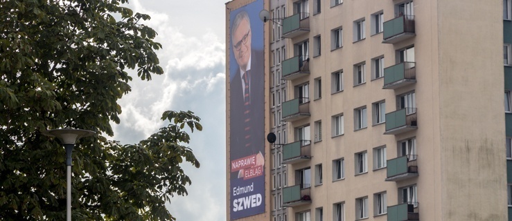 Bilbord ze Szwedem jeszcze powisi