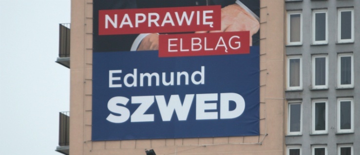 Napis miał zniknąć i zniknął. Plakat zostanie