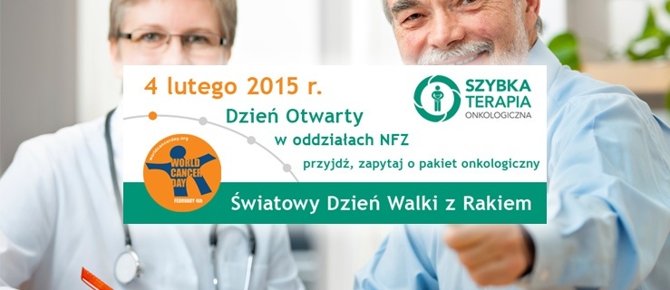 4 lutego Światowy Dzień Walki z Rakiem i Dzień Otwarty w NFZ