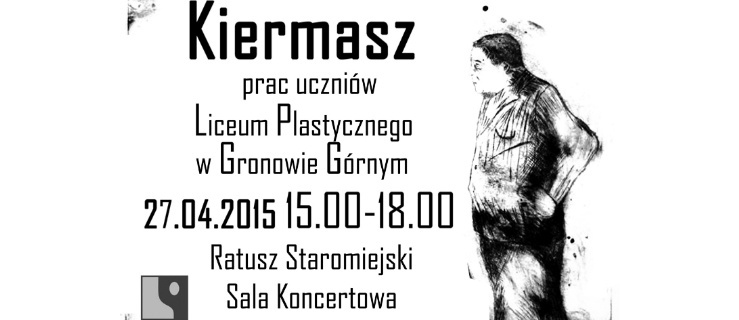 Kiermasz prac uczniów Liceum Plastycznego w Gronowie Górnym