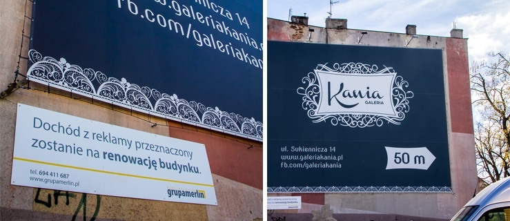 Dzięki reklamie budynek może odzyskać dawny blask