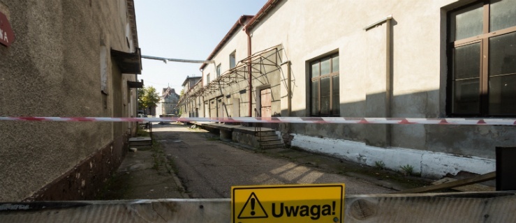 Tak jeszcze we wrześniu ubiegłego roku wyglądał teren dawnej mleczarni
