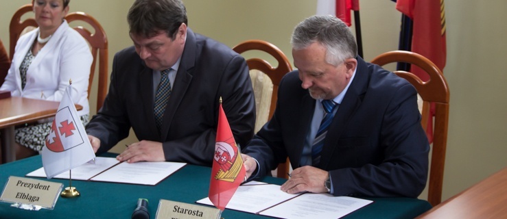 Porozumienie powiat-miasto Elbląg. 