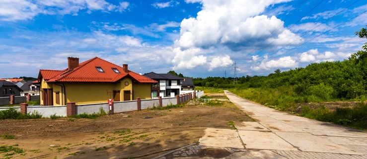 Ul. Druskiennicka - widok od strony ul. Okrężnej