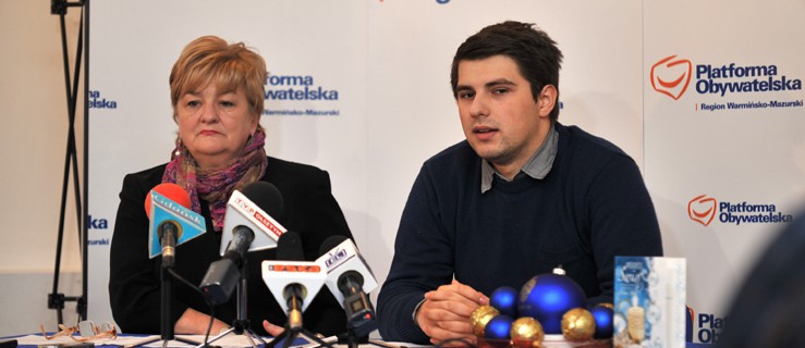 Elżbieta Gelert i Oliwier Pietrzykowski