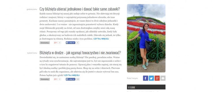 Pierwsza urzędniczka z Elbląga, która prowadzi własnego bloga?
