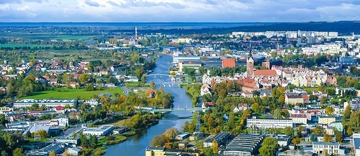 Kończy się przebudowa zabezpieczenia przeciwpowodziowego prawego brzegu rzeki Elbląg