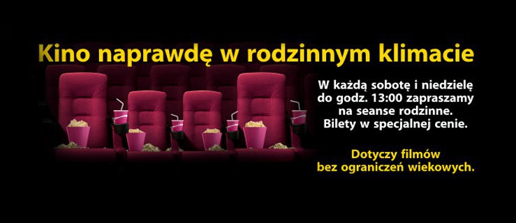 Kino naprawdę w rodzinnym klimacie. Seanse rodzinne w Multikinie