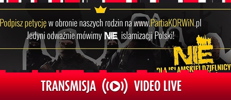 Marsz przeciw imigrantom - transmisja LIVE VIDEO