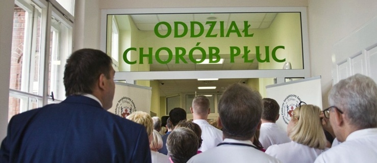 Już jutro pojawią się tu pierwsi pacjenci z chorobami płuc